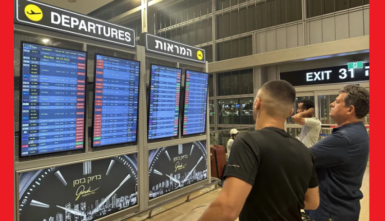 شركات أمريكية وكندية تعلق رحلاتها الى إسرائيل بعد عملية طوفان الأقصى