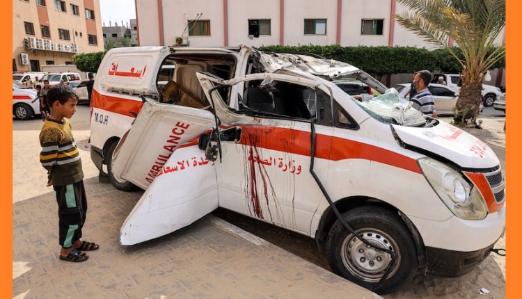 مقتل أربعة مسعفين في الهلال الأحمر بقصف إسرائيلي