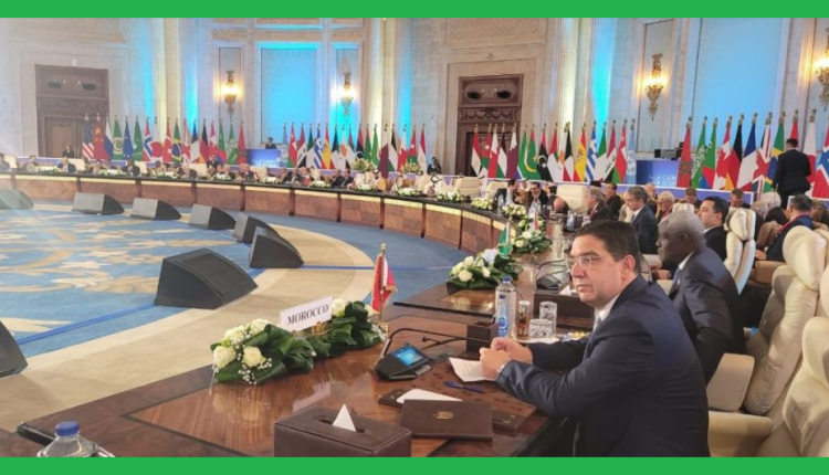 إنطلاق قمة السلام بالقااهرة بحضور ناصر بوريطة