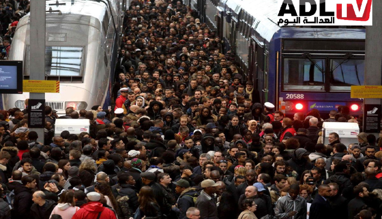 إلغاء رحلات سككية بين باريس و لندن