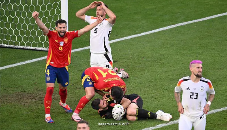 إسبانيا تحبس أنفاس الألمان و تطيح بهم خارج اليورو