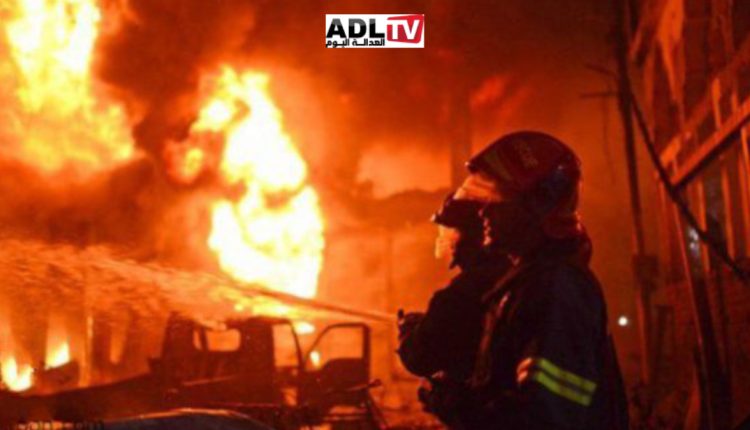 نشوب حريق بجوطية بن عباد القنيطرة