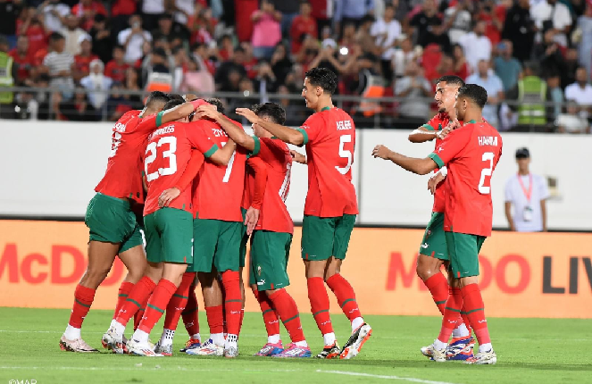 المنتخب المغربي ضد الغابون