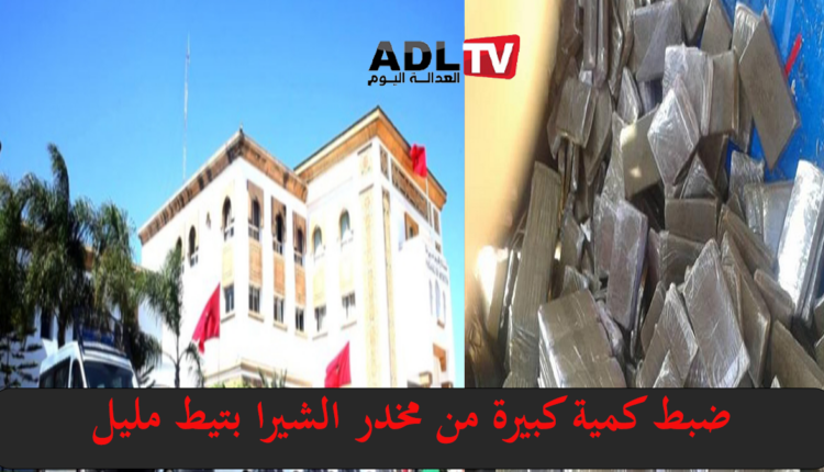 ضبط كميات هائلة من مخدر "الشيرا" في عملية أمنية نوعية ب"تيط مليل"