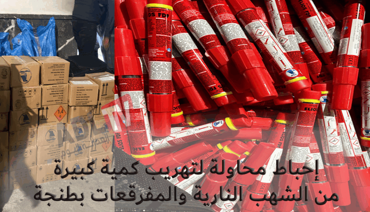 #إحباط محاولة لتهريب كمية كبيرة من المفرقعات والشهب النارية بطنجة
