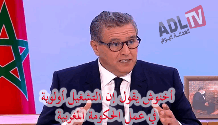 أخنوش: التشغيل أولوية وطنية عليا بالنسبة للمغرب لتعزيز الكرامة وضمان العيش الكريم