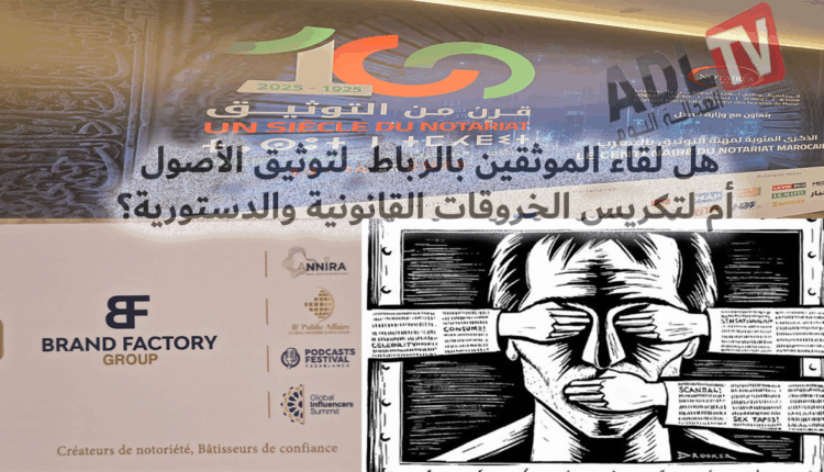 #هل لقاء الموثقين بالرباط لتوثيق الأصول أم لتكريس الخروقات القانونية والدستورية؟