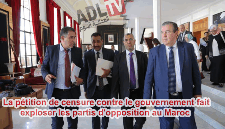 #ملتمس الرقابة يفجر سيلا من الاتهامات بين أحزاب المعارضة البرلمانية بالمغرب