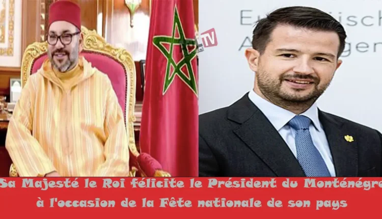 #جلالة الملك يهنئ رئيس جمهورية مونتينيغرو بالعيد الوطني لبلاده