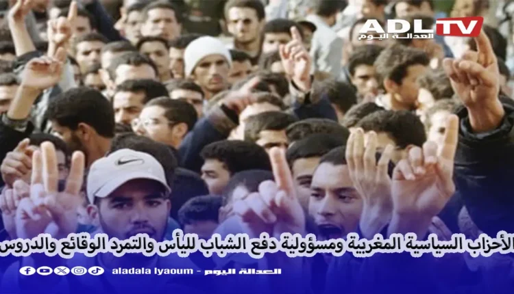الأحزاب السياسية المغربية ومسؤولية دفع الشباب لليأس والتمرد الوقائع والدروس