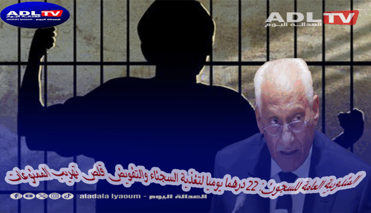 المندوبية العامة للسجون: 22 درهما يوميا لتغذية السجناء والتفويض قلص تهريب الممنوعات