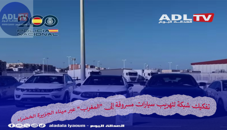 تفكيك شبكة لتهريب سيارات مسروقة إلى "المغرب" عبر ميناء الجزيرة الخضراء