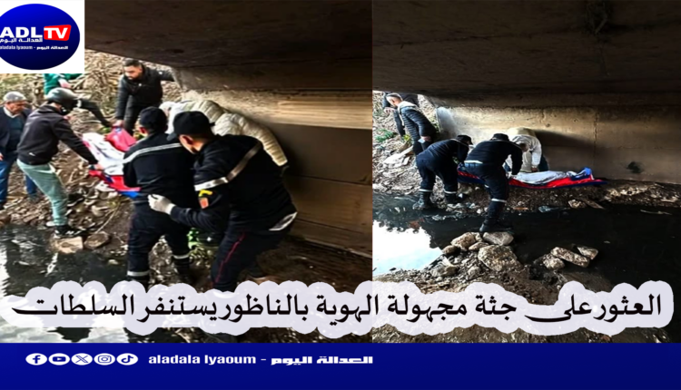 جثة شخص مجهول الهوية تستنفر السلطات بـ"الناظور"