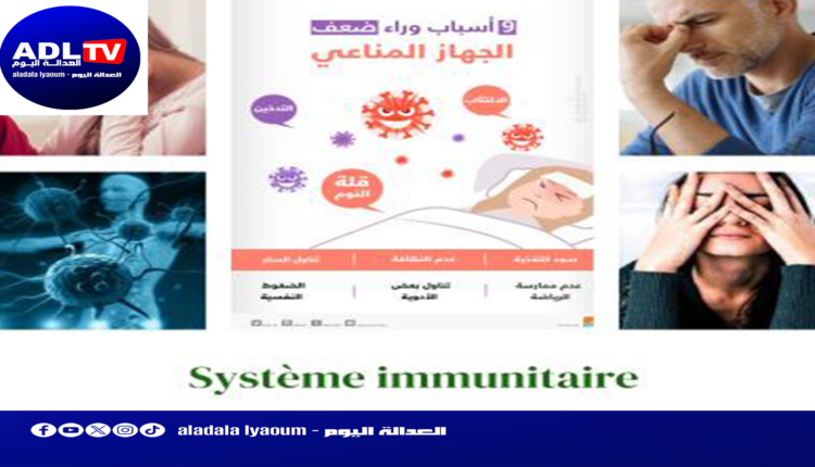 ماذا تعرف عن جهاز المناعة Système Immunitaire وعوامل تعرضه للضعف؟