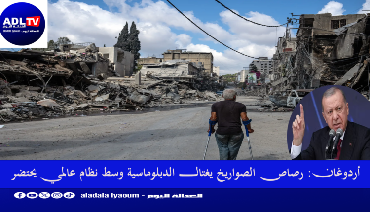 أردوغان: رصاص الصواريخ يغتال الدبلوماسية وسط نظام عالمي يحتضر