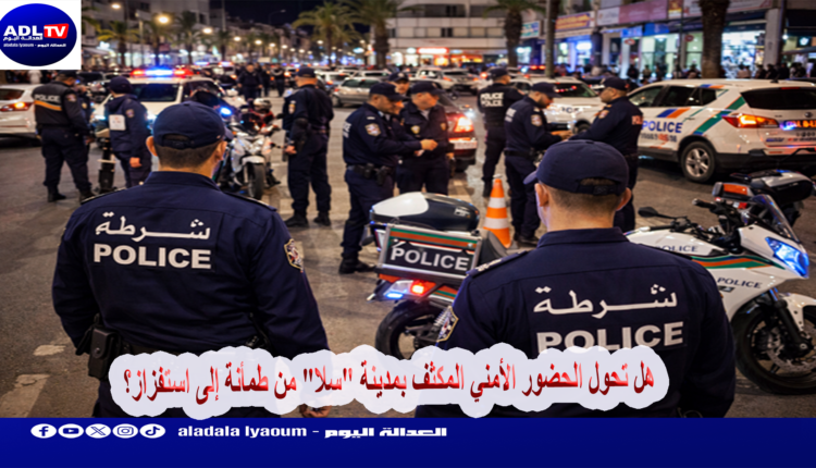 هل تحول الحضور الأمني المكثف بمدينة "سلا" من طمأنة إلى استفزاز؟