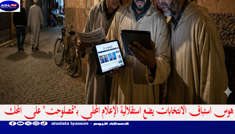 هوس استباق الانتخابات يضع استقلالية الإعلام المحلي بـ"تمصلوحت" على المحك