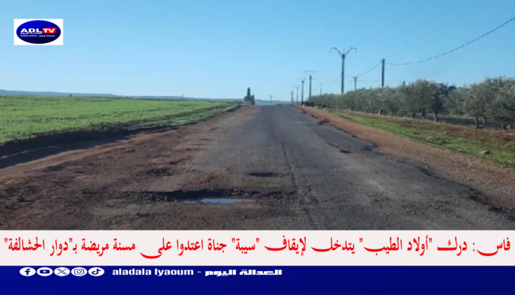 فاس: درك "أولاد الطيب" يتدخل لإيقاف "سيبة" جناة اعتدوا على مسنة مريضة بـ"دوار الحشالفة"