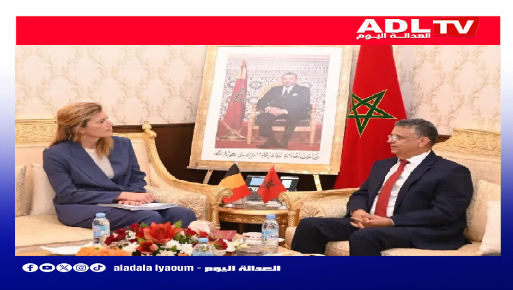 السيد عبد اللطيف وهبي يتباحث بالرباط مع وزيرة العدل البلجيكية.