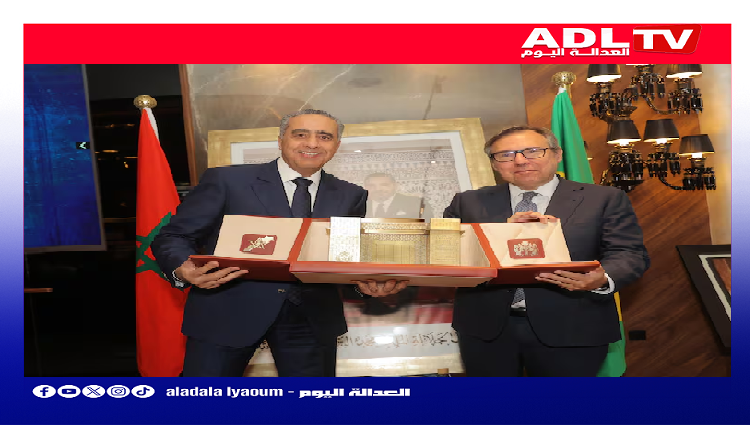 السيد عبد اللطيف حموشي يستقبل سفير البرازيل بالرباط.
