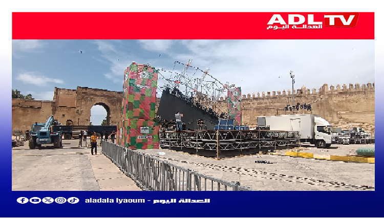 فاس: انهيار شاشة ضخمة يسبب إصابات بساحة بوجلود.