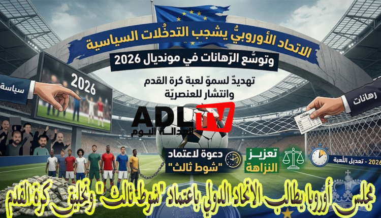 مجلس أوروبا يطالب الاتحاد الدولي باعتماد "شوط ثالث" وتخليق كرة القدم
