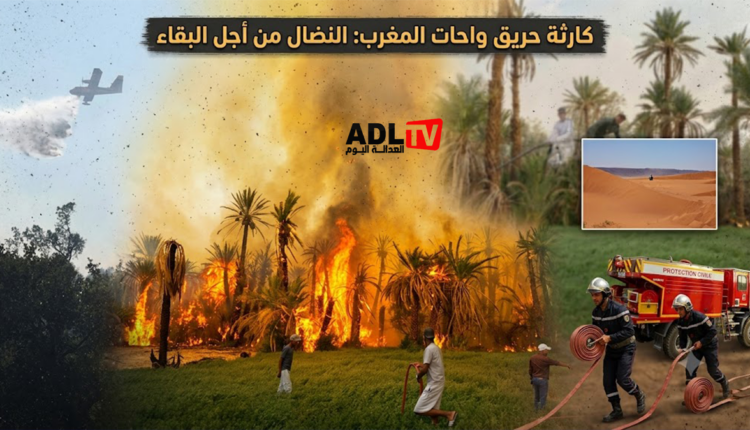 المغرب: حريق مهول يلتهم واحات "إكدر" مخلفا أضرارا كبيرة وسط مطالب بمساءلة الجهة عن مصير 54 مليار
