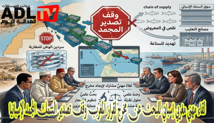 لقاء مهني مغربي إسباني للبحث عن مخرج لقرار المغرب وقف تصدير السمك المجمد لإسبانيا