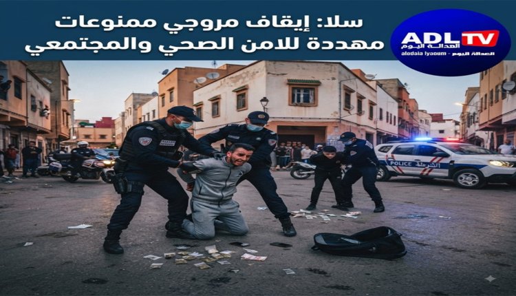 سلا: إيقاف مروجي ممنوعات مهددة للامن الصحي والمجتمعي