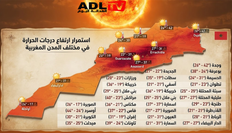 حالة الطقس بالمغرب اليوم الإثنين