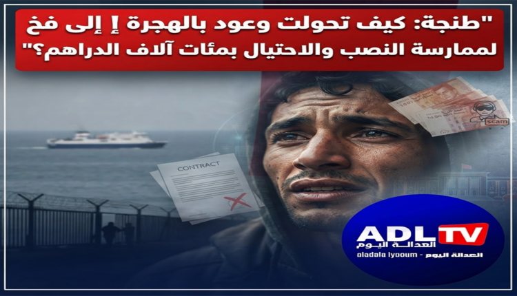 طنجة: كيف تحولت وعود بالهجرة إلى فخ لممارسة النصب والاحتيال بمئات آلاف الدراهم؟