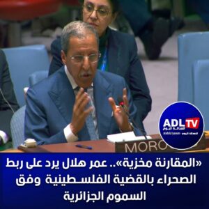 "هلال" لمندوب الجزائر: من يمثل من في ملف الصحراء؟ و"بأي صفة تعطون الدروس؟