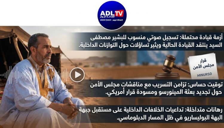 قنبلة الخلافة داخل "البوليساريو" تتفجر قبيل استحقاق مجلس الأمن في شأن الصحراء المغربية