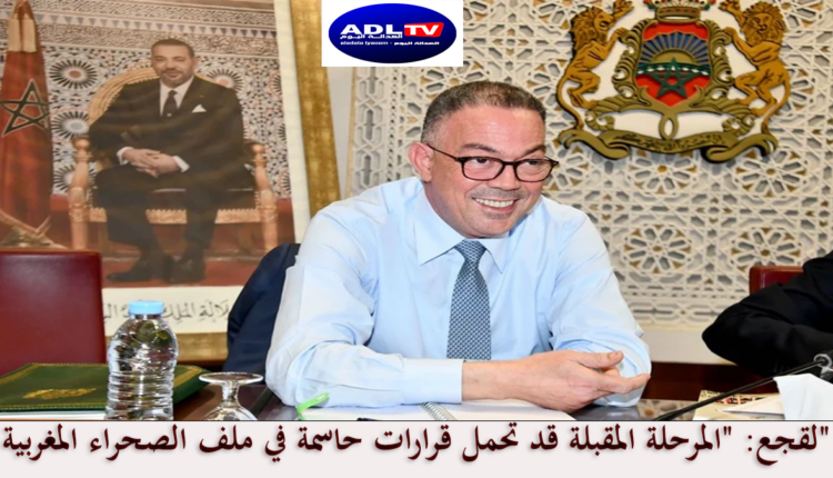 لقجع: "المرحلة المقبلة قد تحمل قرارات حاسمة في ملف الصحراء المغربية"