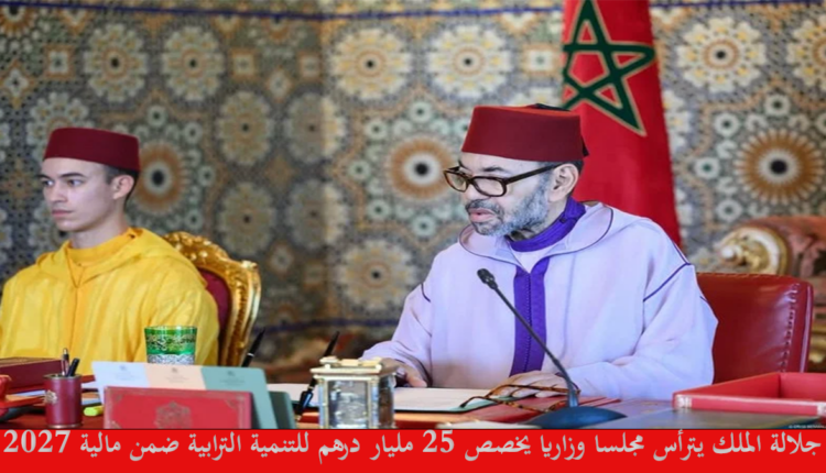 جلالة الملك يترأس مجلسا وزاريا يخصص 25 مليار درهم للتنمية الترابية ضمن مالية 2027