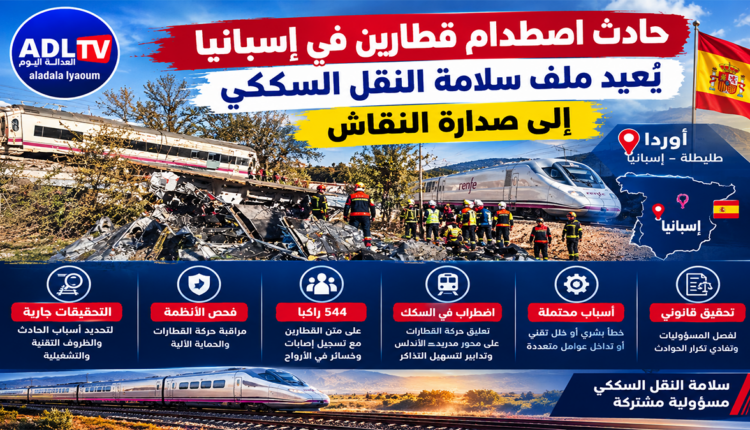 إسبانيا: بعد كارثة "آدموز" اصطدام «رينفي» يفتح تحقيقا في أنظمة السلامة